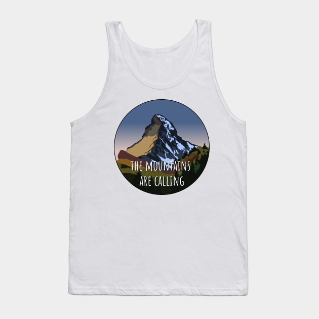 Hiking in the mountains Tank Top by art object